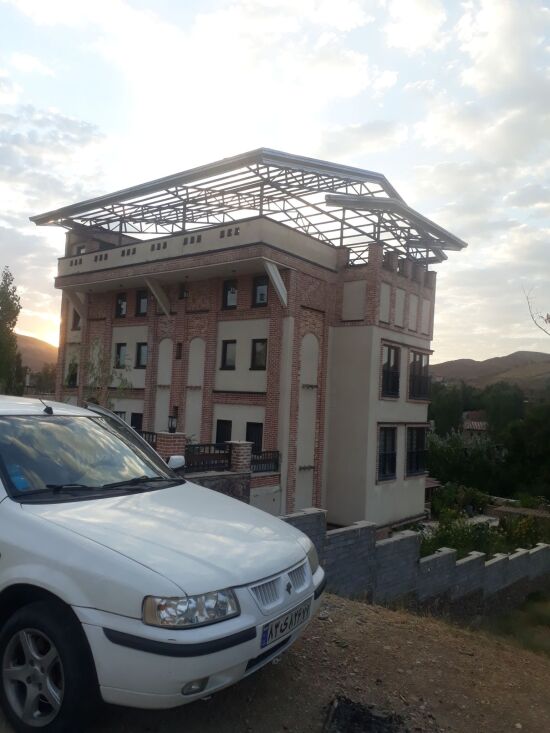 اجرای سقف شیروانی آپارتمان