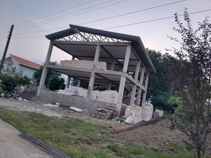 اجرای زیر سازی سقف شیروانی
