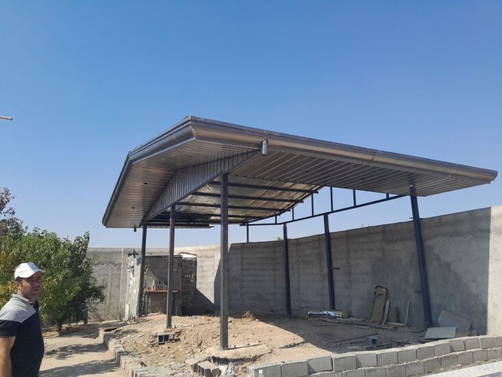 اجرای زیر سازی سقف شیروانی به همراه نصب